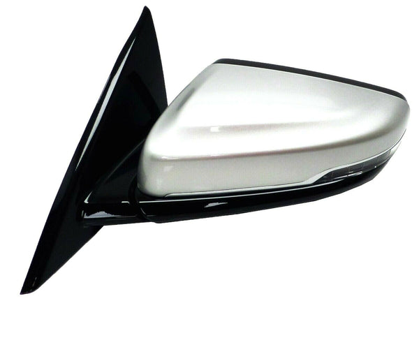 84343546 Left Mirror Radiant Silver Side Alert 2015-2019 Cadillac ATS Coupe