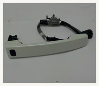 Front Exterior White Door Handle with Passive Entry Sensor for Nissan Altima