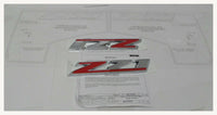 Chevrolet Z71 Emblem with Mylar Templet 2pcs 2016-20 Chevrolet Colorado