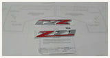 Chevrolet Z71 Emblem with Mylar Templet 2pcs 2016-20 Chevrolet Colorado