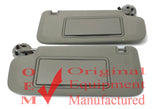 New OEM Sunvisor Set Grey Lighted Mirror 2014-2020 Lacrosse Malibu Verano Impala