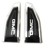 GMC Bright Chrome Front Passenger & Driver Side Fender Ornamentation Vent Yukon