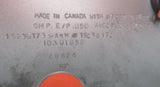 Front License Plate Bracket in Crystal Red 2008-2013 Chevrolet Corvette 19166219