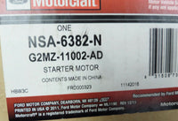 G2MZ11002AD Ford Starter 8.3L Motorcraft 1992-1998 Ford F800 Inline 6 Cyl L6