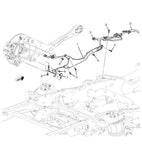 Rear Right Chassis Wiring Harness Extension Speed Sensor 2021 Cadillac Escalade