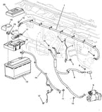 Baterry Cable Positive 63 in Long Escalade Silverado Suburban Tahoe Sierra Yukon