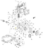 20945499 Yoke Front Left Suspension Strut Fork 2013-2016 Buick Lacrosse Regal