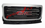 New Front Grille Quicksilver Metallic Surround GMC Logo Red 2015-2020 GMC Canyon