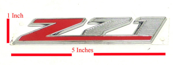 5x1 Inch Exterior Logo Z71 Emblem 2014-2019 Chevrolet Colorado Silverado Sierra