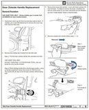 23441762 Door Handle Chrome Old Blue Eyes Metallic 2014 Cruze Malibu LaCrosse SRX Regal