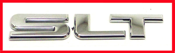 SLT Chrome 3D Name Plate Latter Emblem GMC Envoy GMC Sierra GMC Yukon