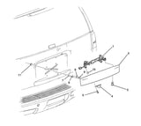 2007-2014 GMC Yukon Factory Rear Hatch Liftgate Red Window Release Switch