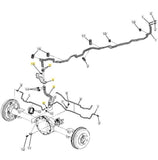 25928296 OEM Rear Bake Intermediate Line 2009-2012 Chevrolet Colorado GMC Canyon