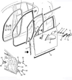 2013-2019 Cadillac ATS CTS CT6 XTS Exterior Door handles Front Rear Thunder Gray