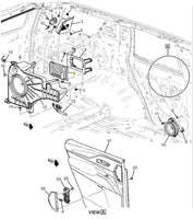 Rear Audio System Amplifier & 2nd Auxiliary Audio Amplifier Cadillac Chevrolet