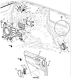 Rear Audio System Amplifier & 2nd Auxiliary Audio Amplifier Cadillac Chevrolet