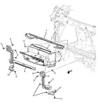 84653466 Radiator Air Front Lower Baffle 2021-2023 Chevrolet Suburban Yukon XL