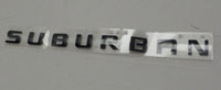 Door Emblem Suburban Decal 26in Long Black LH or RH 2020-2023 Chevrolet Suburban