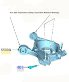Rear Axle Suspension Trailing Control Arm Wishbone Bushings Ford Mustang FR3C-AA