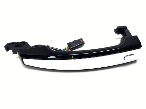 Front Door Handle LH or RH Black Metall w/Passive Entry Buick Cadillac Chevrolet