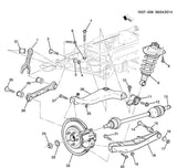 92139086 OEM 2x Rear Suspension Lower Control Arm Bolt 2010-15 Chevrolet Camaro