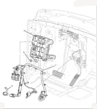 23200666 OEM Auxiliary Wiring Harness Box 2015-20 Escalade Tahoe Suburban Yukon