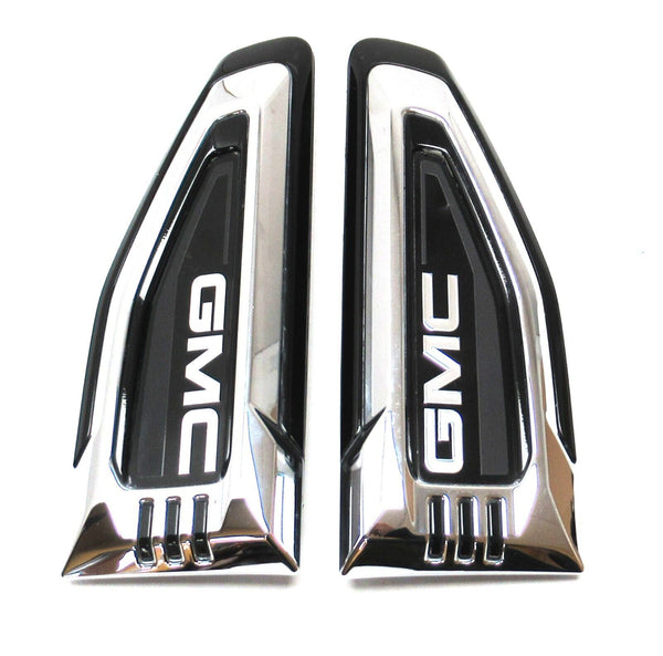 GMC Black Chrome Front Right Side Fender Ornamentation Vent 2021-23 GMC Yukon