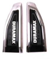 GMC Duramax 3.0L Ornamentation Fender Vent Bright Emblem Set 2021-2024 GMC Yukon