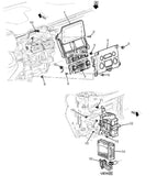 AM/FM Stereo Radio Control 10.2in Infotainment Display Chevrolet Tahoe Suburban