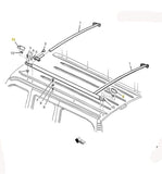 Luggage Carrier Side Rail Cover Set Diamond 2010 Cadillac Escalade Tahoe Yukon