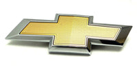 Chevrolet Chrome Gold Bowtie Decal 8x2.5 inches 19x6 cm Rear Side Suburban Tahoe