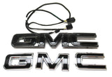 Illuminated GMC Emblem Black Front Rear 84924183 Genuine GM 2023 GMC Canyon 28x3