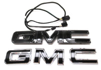 Illuminated GMC Emblem Black Front Rear 84924183 Genuine GM 2023 GMC Canyon 28x3
