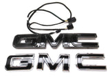 Illuminated GMC Emblem Black Front Rear 84924183 Genuine GM 2023 GMC Canyon 28x3