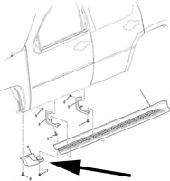 Running Board Step Extension Front Right EscaladeESV Avalanche Suburban Yukon XL