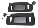 OEM GM Jet Black Suede Driver & Passenger Side Sunshade 2013-2016 Cadillac SRX