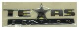 Original GM Texas Edition Emblem 3D Silver Black Chevrolet Silverado GMC Sierra