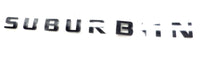 Door Emblem Suburban Decal 26in Long Black LH or RH 2020-2023 Chevrolet Suburban