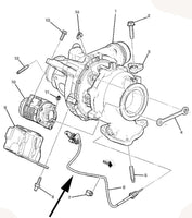 Diesel 3.0L EGR Cooler Temperature Sensor 2020-23 Escalade Suburban Tahoe Yukon