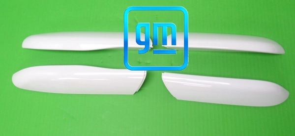 Luggage Carrier Side Rail Cover Set White 2010-14 Cadillac Escalade Tahoe Yukon