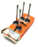 Toyota 13715-25011 Exhaust Valve Set-4 1975-1983 Toyota Corolla DLX DX 1.6L 1.8L