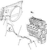 20828694 Engine Oil Cooler Hose 2007-10 Silverado Sierra 2007-14 Suburban Yukon