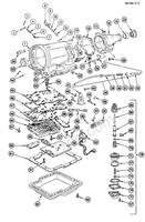TH180 Automatic Transmission Filter Kit 82-87 Chevrolet Pontiac Geo Suzuki