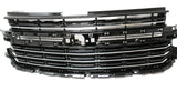 Front Grille Black Small Chrome Chevrolet Suburban Tahoe no Grille Opening Bezel
