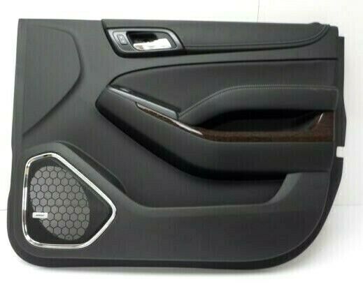 84192436 Front Right Passenger Side Door Panel Jet Black 2016-2018 GMC Yukon