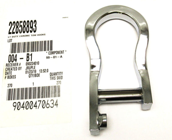 2011-2019 Silverado Sierra 1500 Genuine GM Front LT Duty Tow Hook Chrome 2285889