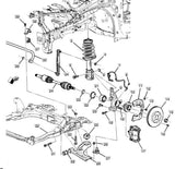 96979005 Knuckle Passenger Side n Wheel Hub Bearing 2012-2020 Chevrolet Sonic