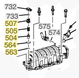 AcDelco Positive Crankcase Ventilation Valve Kit 3.8L Buick Chevrolet Oldsmobile