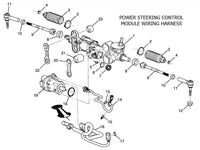 Power Steering Control Module Wiring Harness 2014-2019 Chevrolet Silverado 1500