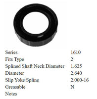3 Spicer 5-86-68 Drive Shaft Slip Yoke Dust Cap for SPI-5-3-108 128 1411 1711